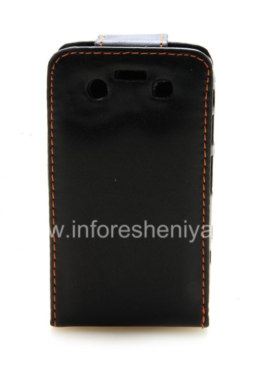 Photogallery for kasus penutup kulit dengan membuka vertikal untuk BlackBerry 9700 / 9780 Bold, hitam product