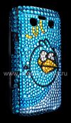 Photo 10 — Plastic bag-cover with rhinestones for BlackBerry 9700/9780 Bold, A series of "Angry Birds"