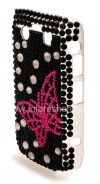 Photo 4 — Plastic bag-cover with rhinestones for BlackBerry 9700/9780 Bold, A series of "Butterfly"