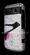 Photo 3 — Plastic bag-cover with rhinestones for BlackBerry 9700/9780 Bold, A series of "Glamour"