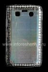 Photo 2 — Plastic bag-cover with rhinestones for BlackBerry 9700/9780 Bold, A series of "Hello Kitty" White