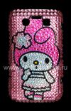 Photo 1 — Plastic bag-cover with rhinestones for BlackBerry 9700/9780 Bold, The series "My Melody"