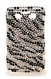 Photo 1 — Plastic bag-cover with rhinestones for BlackBerry 9700/9780 Bold, A series of "Zebra"