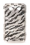 Photo 2 — Plastic bag-cover with rhinestones for BlackBerry 9700/9780 Bold, A series of "Zebra"