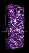 Photo 10 — Plastic bag-cover with rhinestones for BlackBerry 9700/9780 Bold, A series of "Zebra"