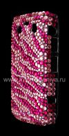 Photo 15 — Plastic bag-cover with rhinestones for BlackBerry 9700/9780 Bold, A series of "Zebra"