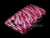 Photo 17 — Plastic bag-cover with rhinestones for BlackBerry 9700/9780 Bold, A series of "Zebra"