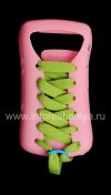 Photo 1 — Silicone Case with lacing for BlackBerry 9700/9780 Bold, Pink