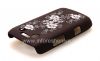 Photo 5 — Plastic bag-cap with laser engraved for BlackBerry 9700/9780 Bold, Brown, Small flowers