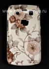 Photo 1 — Plastic bag-cover "Ornament" for BlackBerry 9700/9780 Bold, Series "Flowers", beige