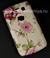 Photo 7 — Plastic bag-cover "Ornament" for BlackBerry 9700/9780 Bold, Series "Flowers", beige
