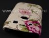 Photo 11 — Plastic bag-cover "Ornament" for BlackBerry 9700/9780 Bold, Series "Flowers", beige