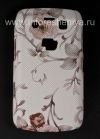 Photo 1 — Plastic bag-cover "Ornament" for BlackBerry 9700/9780 Bold, Series "Flowers", White