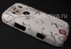 Photo 2 — Plastic bag-cover "Ornament" for BlackBerry 9700/9780 Bold, Series "Flowers", White