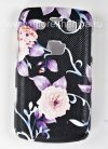 Photo 1 — Plastic bag-cover "Ornament" for BlackBerry 9700/9780 Bold, A series of "Flowers," Black