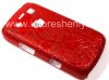 Photo 3 — Plastic bag-cover "Ornament" for BlackBerry 9700/9780 Bold, A series of "Grapevine", Red