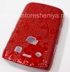 Photo 7 — Plastic bag-cover "Ornament" for BlackBerry 9700/9780 Bold, A series of "Grapevine", Red