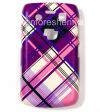 Photo 1 — Plastic bag-cover "Ornament" for BlackBerry 9700/9780 Bold, A series of "Scottish print" Purple / Pink