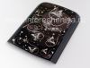 Photo 4 — Eksklusif Kembali Cover untuk BlackBerry 9700 / 9780 Bold, Seri "pola Flower", Hitam / Putih Sparkling