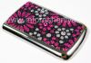 Photo 6 — Eksklusif Kembali Cover untuk BlackBerry 9700 / 9780 Bold, Dengan payet dan rhinestones, bunga