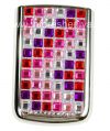 Photo 1 — Eksklusif Kembali Cover untuk BlackBerry 9700 / 9780 Bold, Dengan payet dan rhinestones, Squares