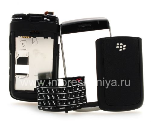 Photogallery for Original-Gehäuse für Blackberry 9700 Bold, Black (Schwarz) product
