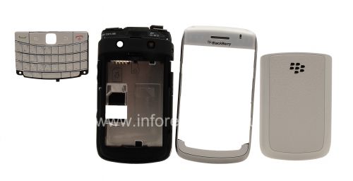 Photogallery for Original-Gehäuse für Blackberry 9700 Bold, Weiß (Pearl White) product