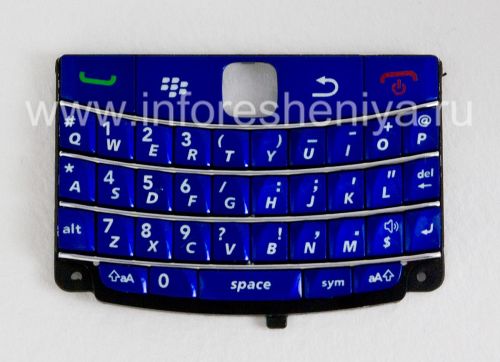 Photogallery for BlackBerry 9700 / 9780 Bold জন্য রঙিন মন্ত্রিসভা, নীল চকচকে, কভার &quot;ত্বক&quot; product
