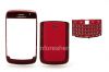 Photo 1 — Farben-Fall für Blackberry 9700/9780 Bold, Kirsche / Red Sparkling, decken "Haut"