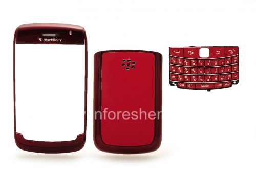 Photogallery for BlackBerry 9700 / 9780 Bold জন্য রঙিন মন্ত্রিসভা, চেরি / লাল ঝিলিমিলি, &quot;ত্বক&quot; আবরণ product