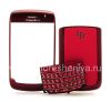 Photo 10 — Colour iKhabhinethi for BlackBerry 9700 / 9780 Bold, Cherry / Red ekhazimulayo, amboze "isikhumba"
