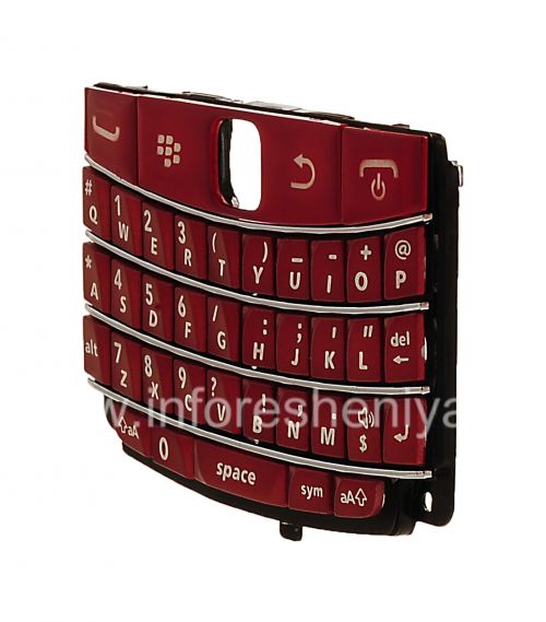 Photogallery for BlackBerry 9700 / 9780 Bold জন্য রঙিন মন্ত্রিসভা, চেরি / লাল ঝিলিমিলি, &quot;ত্বক&quot; আবরণ product