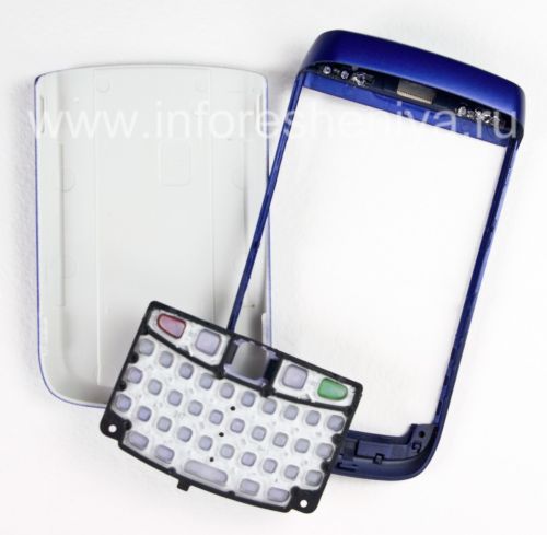 Photogallery for BlackBerry 9700 / 9780 Bold জন্য রঙিন মন্ত্রিসভা, ডার্ক ব্লু ঝিলিমিলি, কভার &quot;ত্বক&quot; product