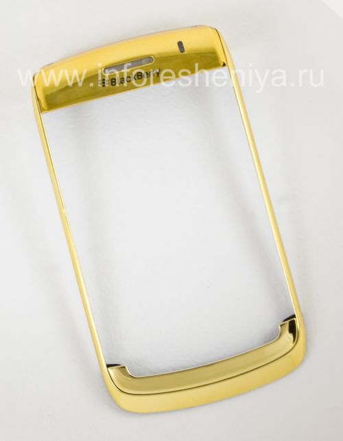 Photogallery for BlackBerry 9700 / 9780 Bold জন্য রঙিন মন্ত্রিসভা, গোল্ডেন চকচকে, ধাতব কভার product