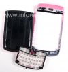 Photo 2 — Color del caso para BlackBerry 9700/9780 Bold, Pink Sparkling, cubierta "de piel"