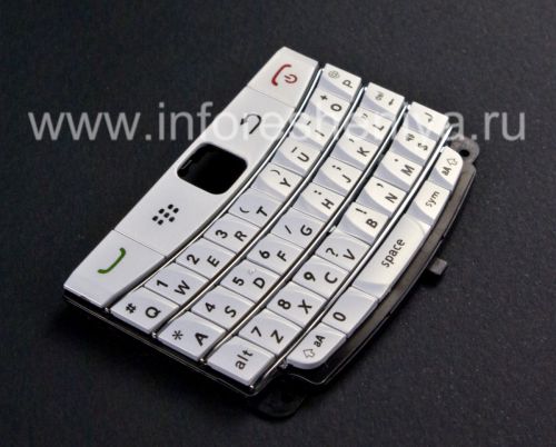 Photogallery for BlackBerry 9700 / 9780 Bold জন্য রঙিন মন্ত্রিসভা, পার্ল হোয়াইট ঝিলিমিলি, কভার &quot;ত্বক&quot; product