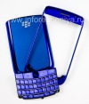 Photo 1 — ब्लैकबेरी 9700/9780 Bold के लिए विशेष रंग का मामला, ब्लू चमकदार, धातु कवर