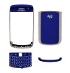 Photo 1 — শরীর BlackBerry 9700 / 9780 Bold জন্য এক্সক্লুসিভ রঙ, নীল / ধাতব চকচকে কভার, "চামড়া"