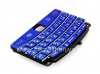 Photo 13 — শরীর BlackBerry 9700 / 9780 Bold জন্য এক্সক্লুসিভ রঙ, নীল / ধাতব চকচকে কভার, "চামড়া"