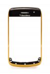 Photo 9 — Caso del color exclusiva para BlackBerry 9700/9780 Bold, Oro / Negro portada "piel" brillante