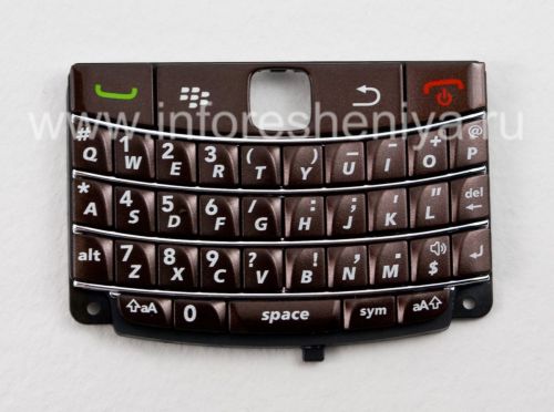 Photogallery for ブラックベリー9700/9780 Boldのための排他的なカラーケース, ゴールド/コーヒー光沢のあるカバー、 &quot;革&quot; product