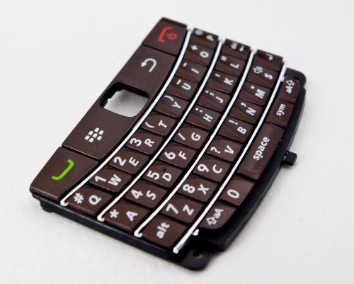 Photogallery for ブラックベリー9700/9780 Boldのための排他的なカラーケース, ゴールド/コーヒー光沢のあるカバー、 &quot;革&quot; product
