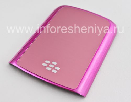 Photogallery for ブラックベリー9700/9780 Boldのための排他的なカラーケース, ピンクの光沢のある金属カバー product