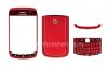 Photo 8 — Exklusive Farbe Fall für Blackberry 9700/9780 Bold, Rot glänzend, Metallabdeckung