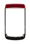 Photo 10 — Exklusive Farbe Fall für Blackberry 9700/9780 Bold, Rot glänzend, Metallabdeckung