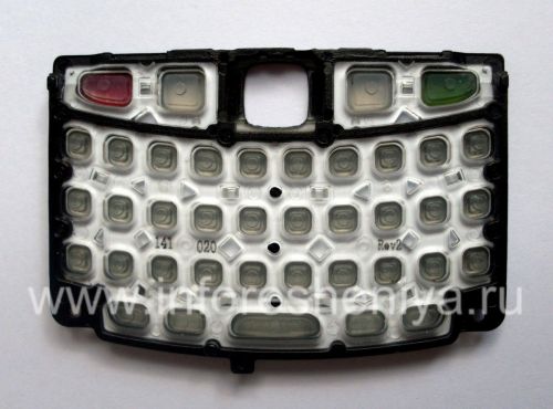 Photogallery for Le clavier anglais original pour BlackBerry 9700/9780 Bold, Noir avec des rayures de lumière product
