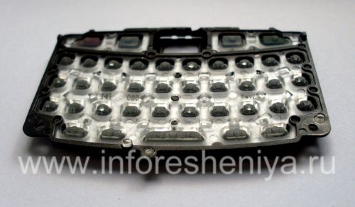 Photogallery for Le clavier anglais original pour BlackBerry 9700/9780 Bold, Noir avec des rayures de lumière product