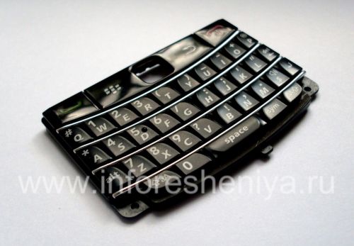 Photogallery for Le clavier anglais original pour BlackBerry 9700/9780 Bold, Noir avec des rayures de lumière product