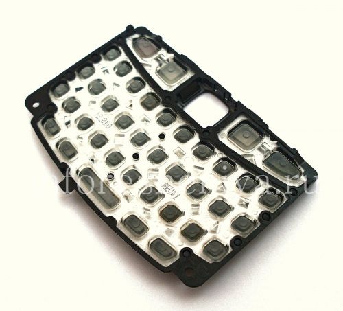 Photogallery for Le clavier anglais original pour BlackBerry 9700/9780 Bold, Noir avec des bandes sombres product