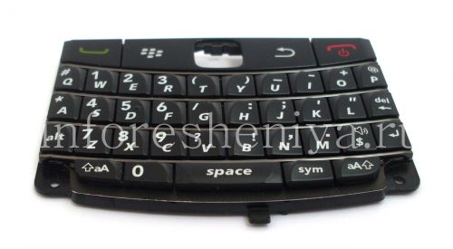 Photogallery for Le clavier anglais original pour BlackBerry 9700/9780 Bold, Noir avec des bandes sombres product